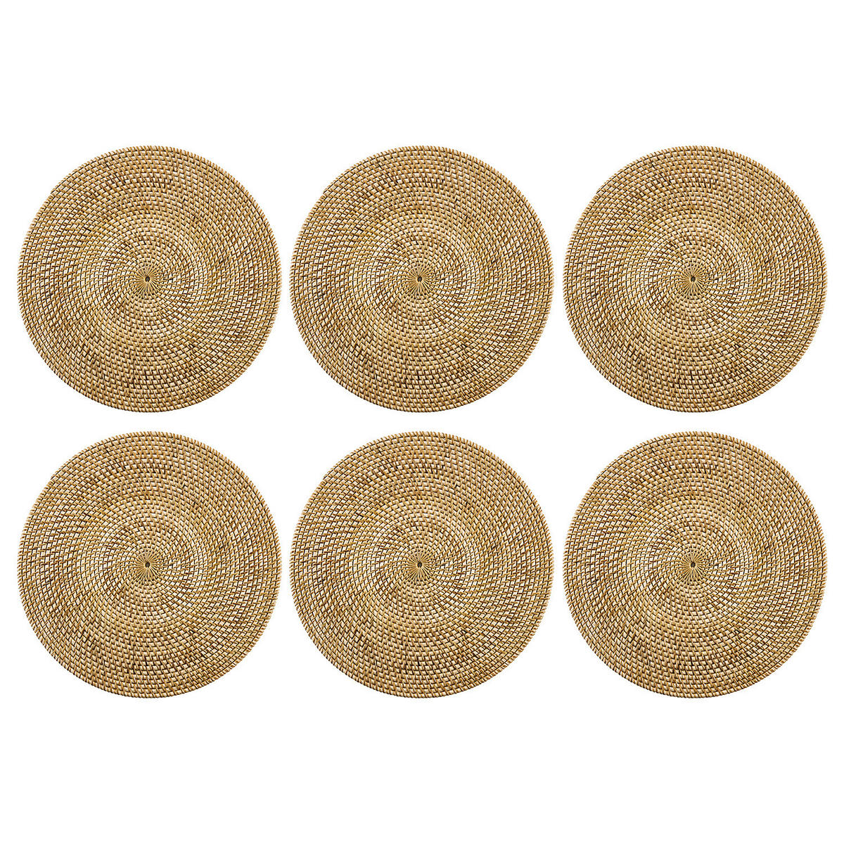 PLATZSET (6er Set) Ronda - Braun, Naturmaterialien (38/38cm) - BUTLERS