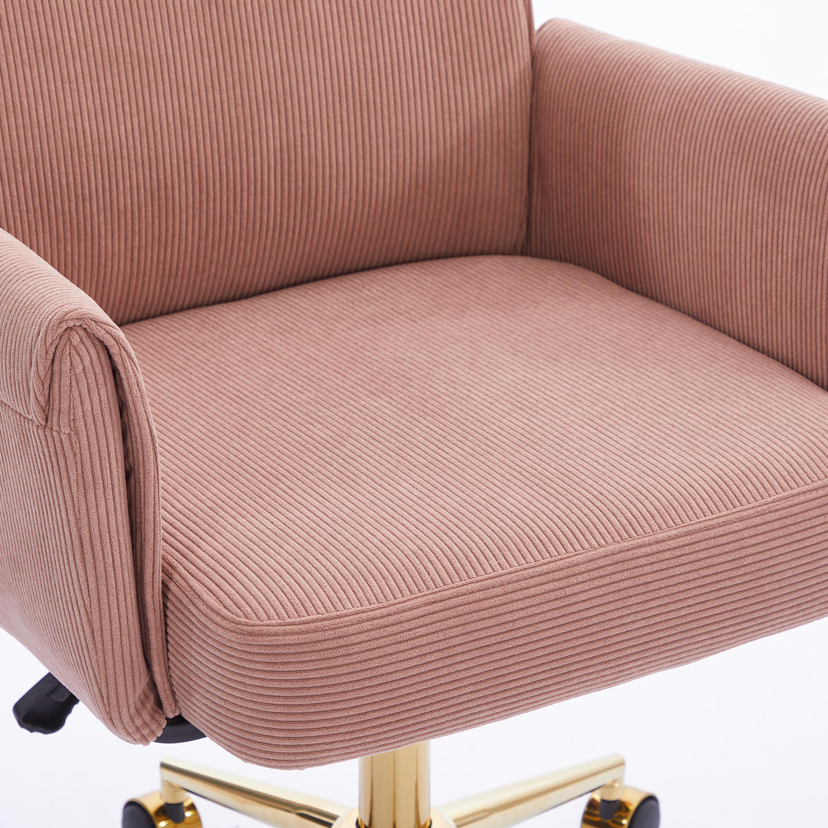 DREHSTÜHLE Stoff ergonomisch höhenverstellbar Rückenlehne - Pink, Metall (61/107/64cm) - SHOPENTRA