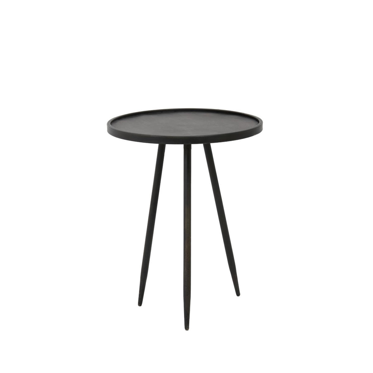 BEISTELLTISCH ENVIRA Grau 39.5/39.5/50.5 cm - Grau, Metall (39.5/39.5/50.5cm) - Light & Living