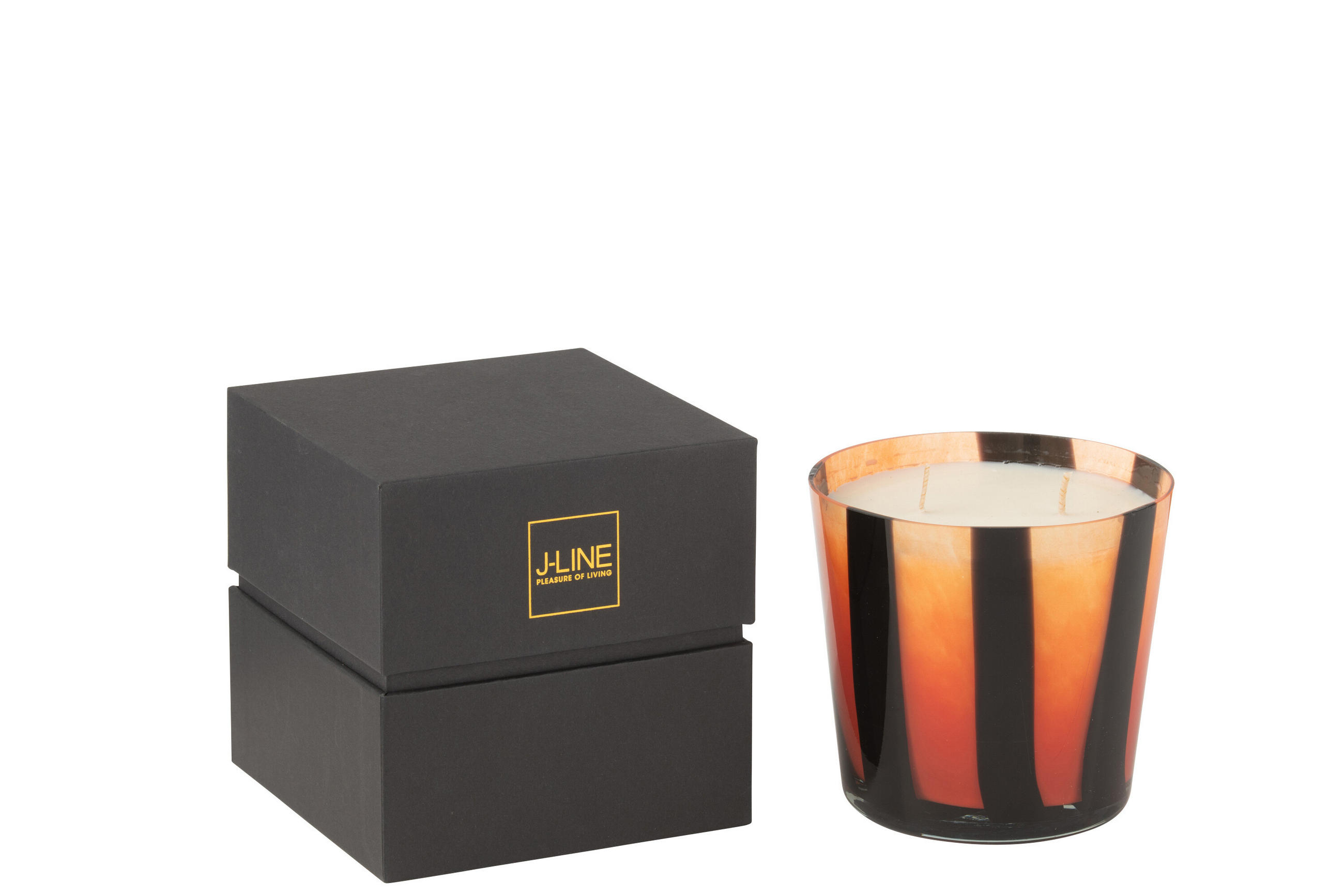 DUFTKERZE NOA - Multi - S - 50 Std. - Cognac, Paraffin (13/13cm) - J-Line