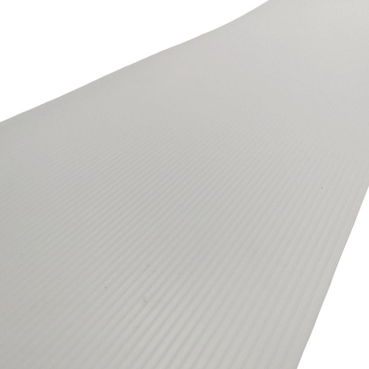 SICHTSCHUTZSTREIFEN Rille PP für Doppelstabmatten Zaun Milchglas-Optik, 26m - Transparent, Kunststoff (2600/19cm) - ZAUN|ZU