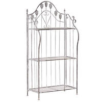 RAFT metal 123 cm 59 cm gri Visano - gri închis/gri, metal (59/123/30cm) - Beliani