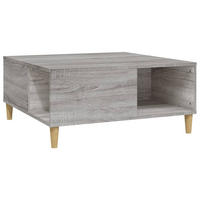 COUCHTISCH Grau Sonoma 80x80x36,5 cm Holzwerkstoff - Grau, Holzwerkstoff (80/80/36.5cm) - furnicato