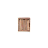 BADEZIMMERMÖBEL Lila Natur aus Akazie - Naturfarben, Holz (60/65/40cm) - Tikamoon