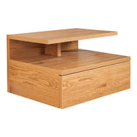 NACHTTISCH FLOATING Schichtholz Natur 35 cm - Braun, Holzwerkstoff (35/23/32cm) - riess-ambiente