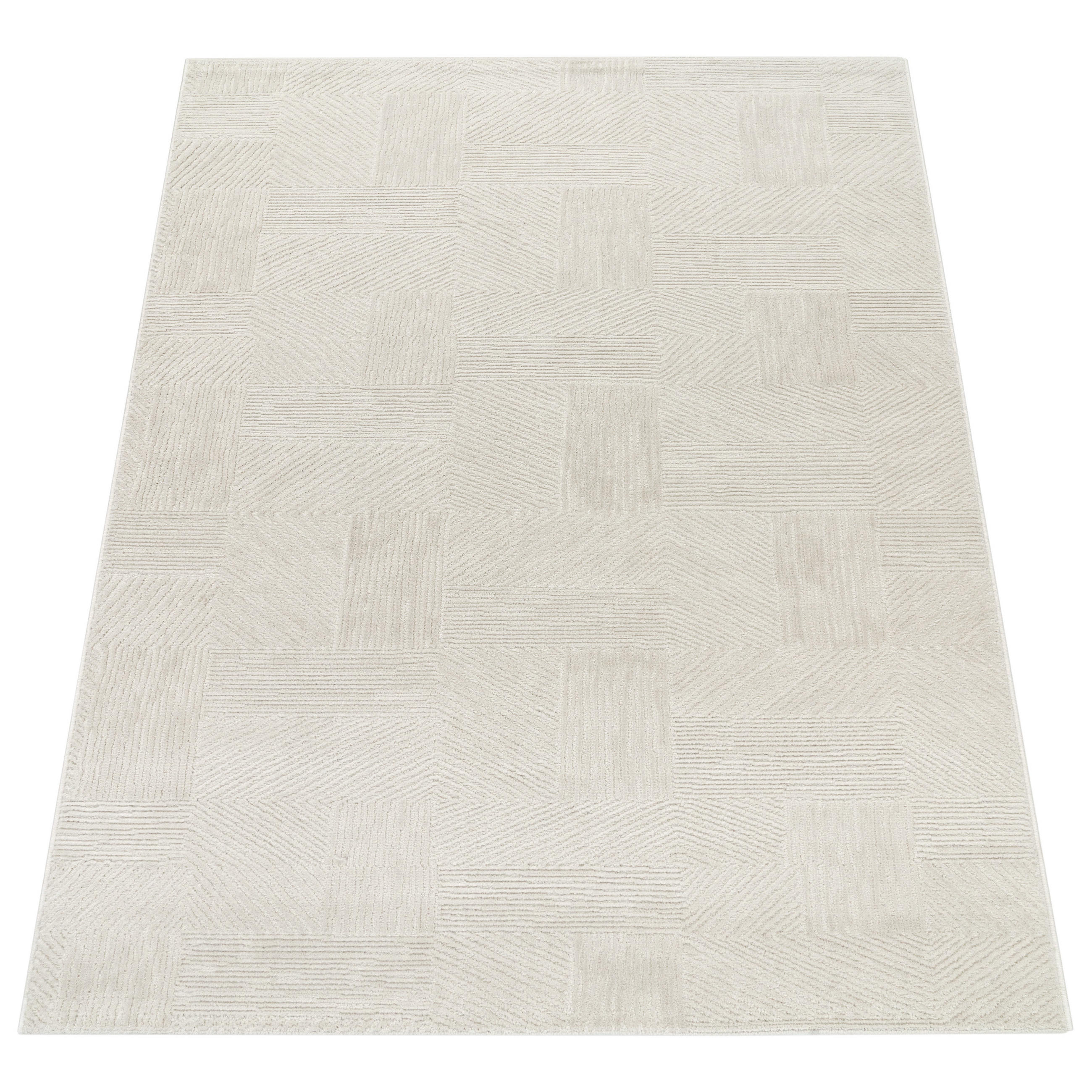 KURZFLORTEPPICH 160/220 cm Tinos 572 - Creme, Textil (160/220cm) - Paco Home