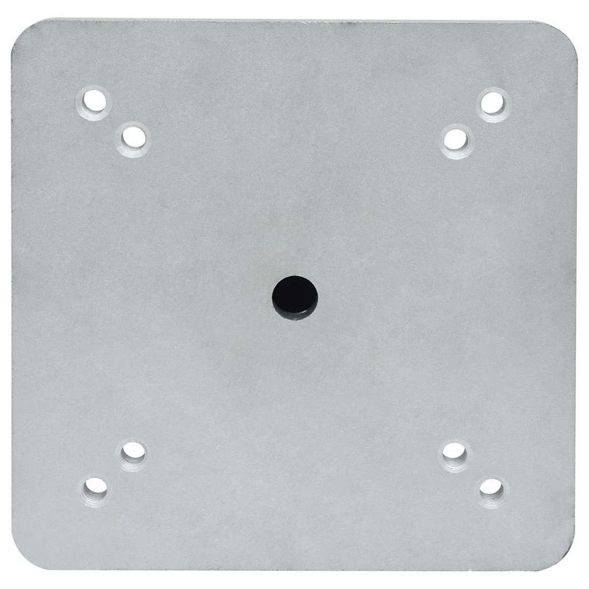 BODENHÜLSE Für Sonnenschirm Mit Stange 16/16/52 Cm Stahl - Silberfarben, Metall (16/16cm) - vidaXL