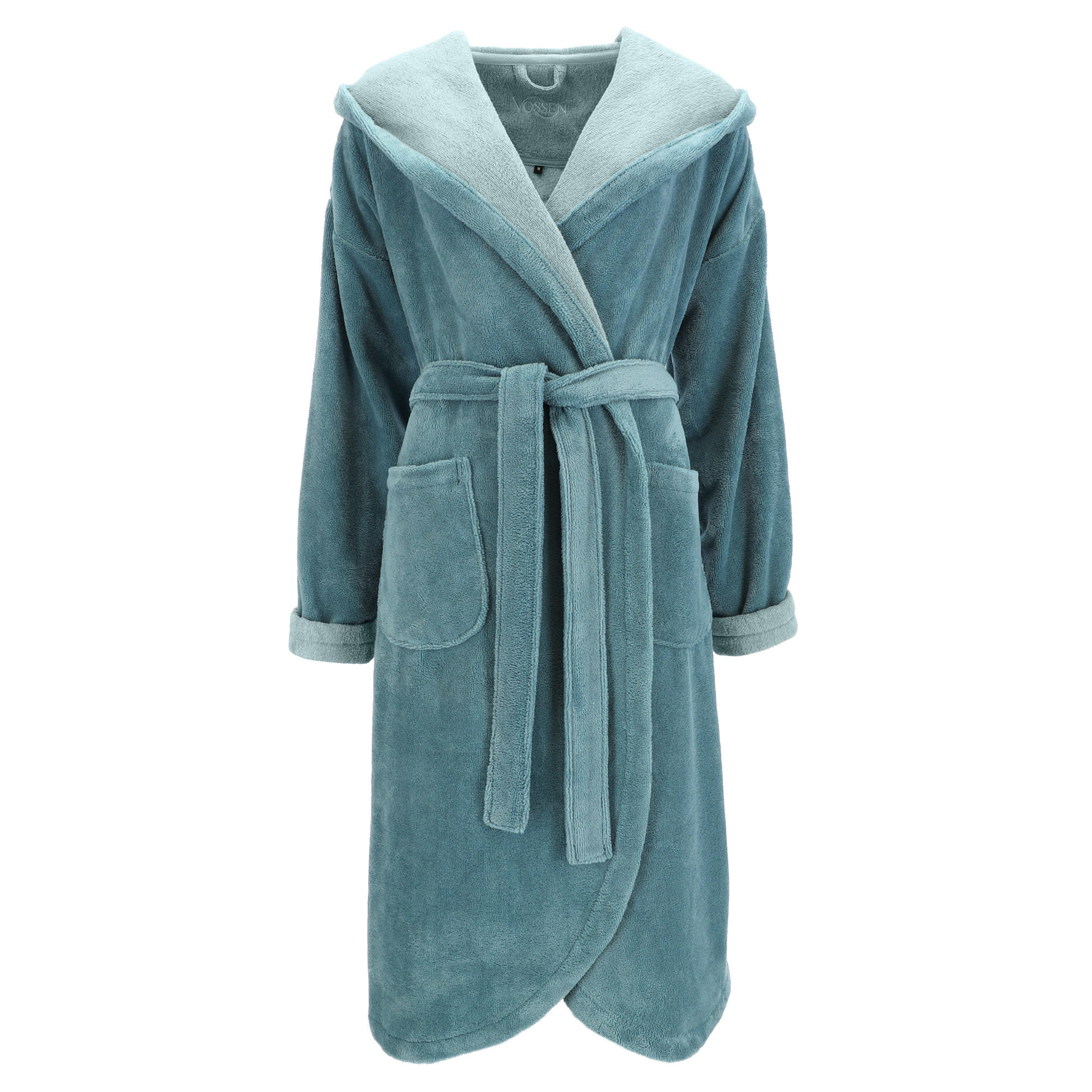 BADEMANTEL DAMEN KAPUZE BALANCE CARMEN COSMOS/SHELL - 0004 - Blau, Textil (Mnull) - Vossen