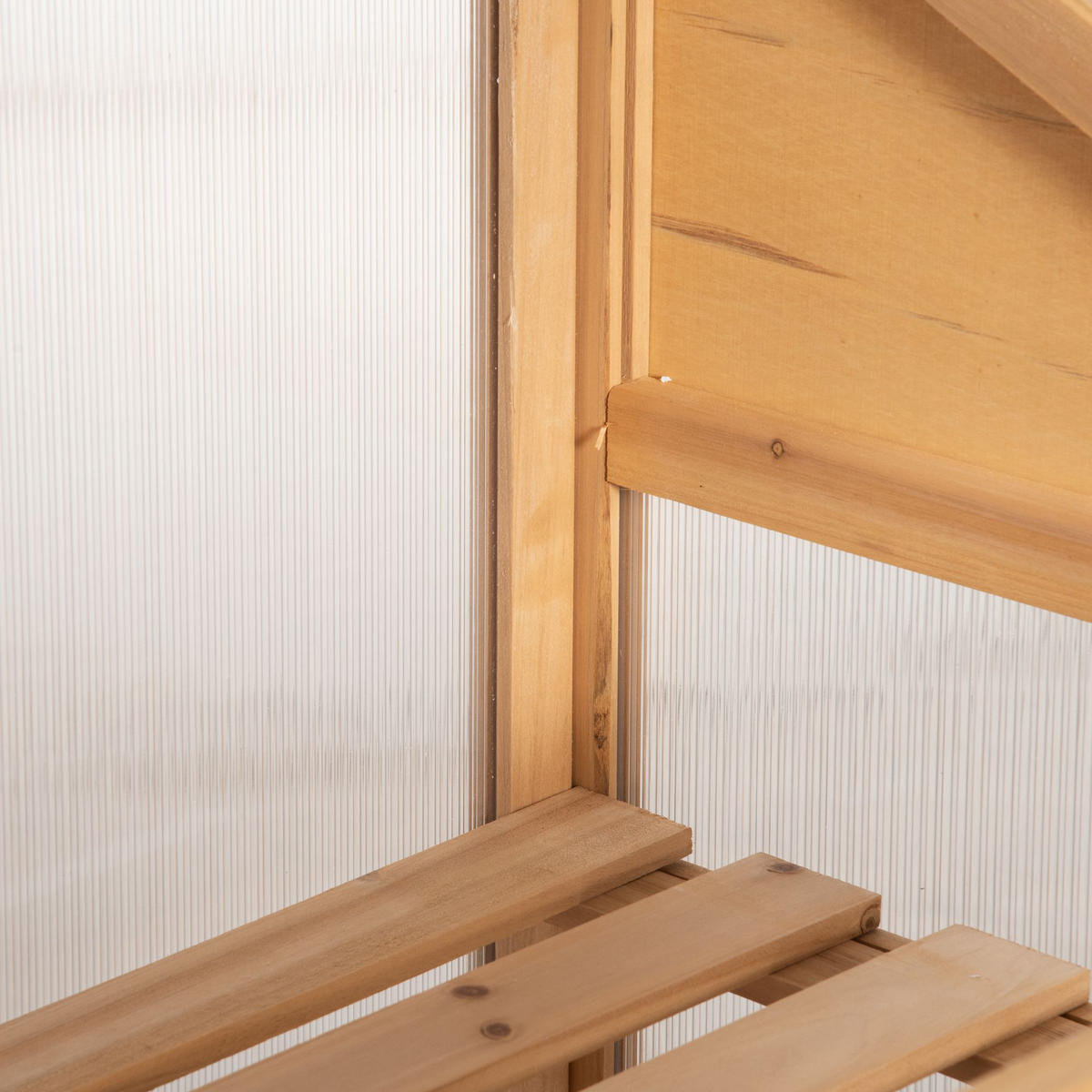 FRÜHBEET aus Holz 70 x 50 x 120 cm - Braun, Holz (50/120/70cm) - Outsunny