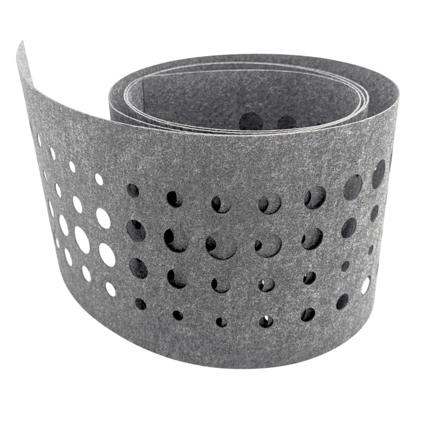 SICHTSCHUTZSTREIFEN Design Vlies Dekor Pulse Einzelstreifen Hellgrau 2,55m - Hellgrau, Kunststoff (260/19cm) - ZAUN|ZU
