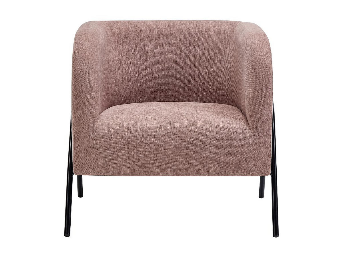 SESSEL - Textilstoff - Rosa - BLINODA - Pink, Textil (73/73.5/73cm) - Vente-Unique