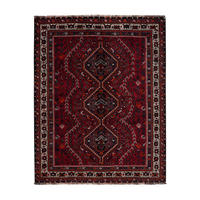 ORIENTTEPPICH handgeknüpft Gashgai Rot 203/164 cm Schurwolle - Rot, Textil (164/203cm) - Looma