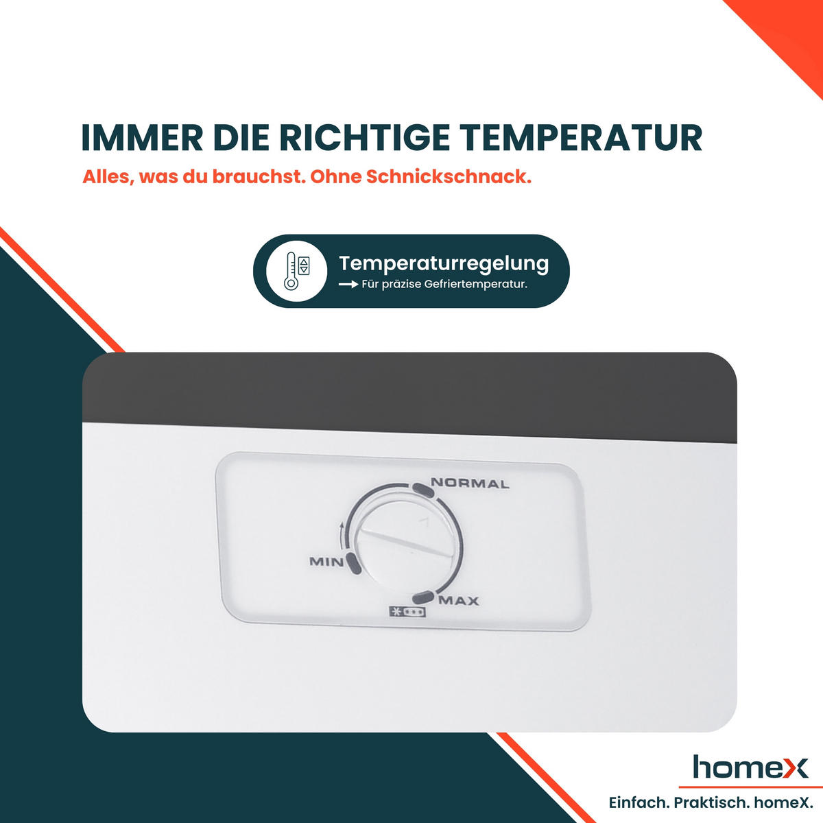 GEFRIERSCHRANK FS1682E-S groß - 168L Nutzinhalt, 4-Sterne Gefrieren, Freezer, leise 37 dB, silber - Silberfarben, Kunststoff/Metall (54.5/142.5/57.5cm) - homeX