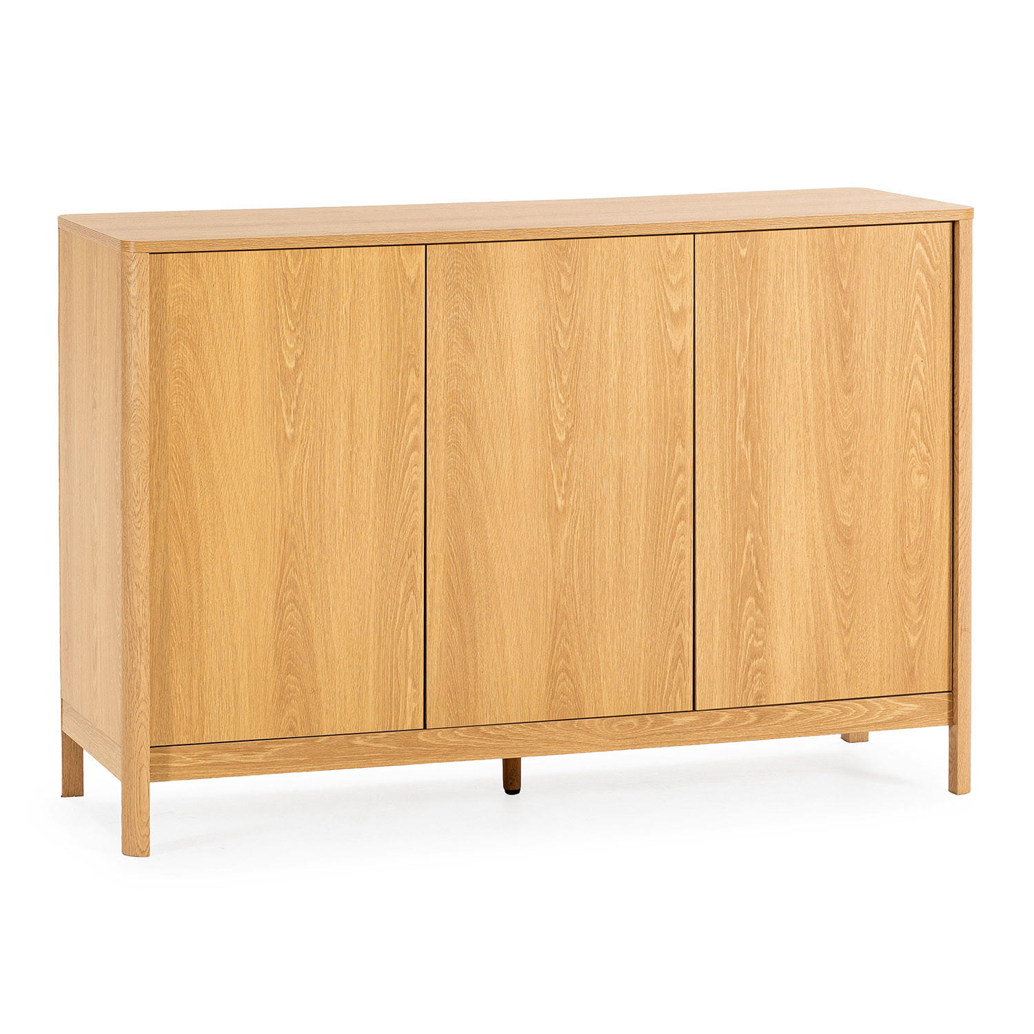SIDEBOARD Nassau 3 türen Eichenfarbe - Honigeiche, Holzwerkstoff (120/80/40cm)