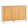 SIDEBOARD Nassau 3 türen Eichenfarbe - Honigeiche, Holzwerkstoff (120/80/40cm)