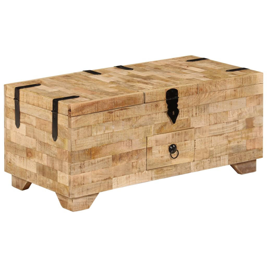 COUCHTISCH Massivholz Mango 80x40x35 cm - Braun, Holzwerkstoff (80/40/35cm) - furnicato