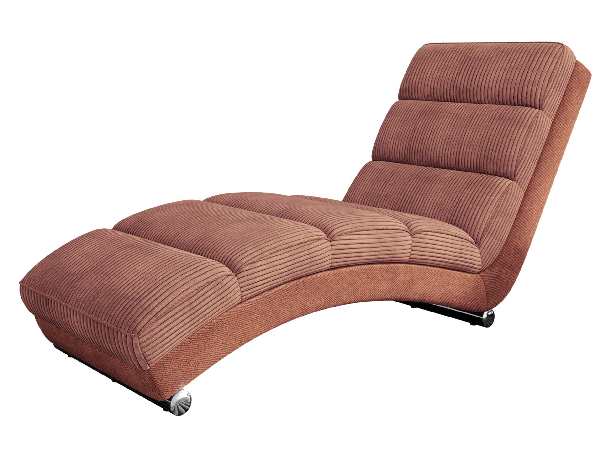 SESSEL Holiday Cord - Chromfarben/Rosa, Holz (62/84/180cm) - MIRJAN24