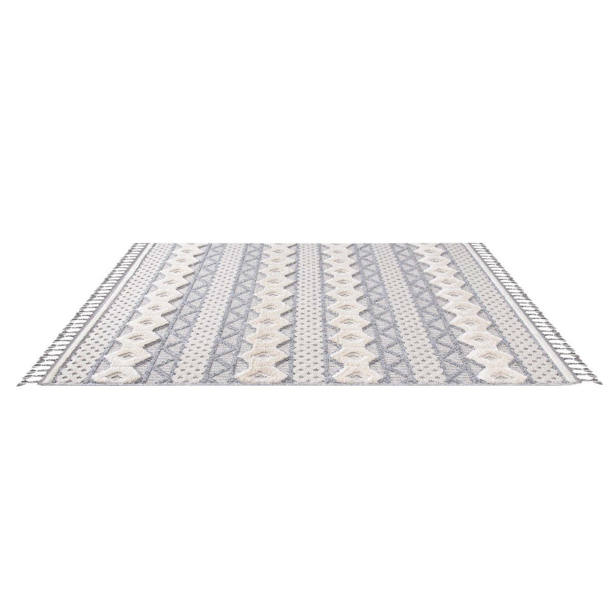 KURZFLOR-TEPPICH Valencia 728 Graublau 200x290 cm - Blau/Grau, Textil (200/290cm) - carpet city