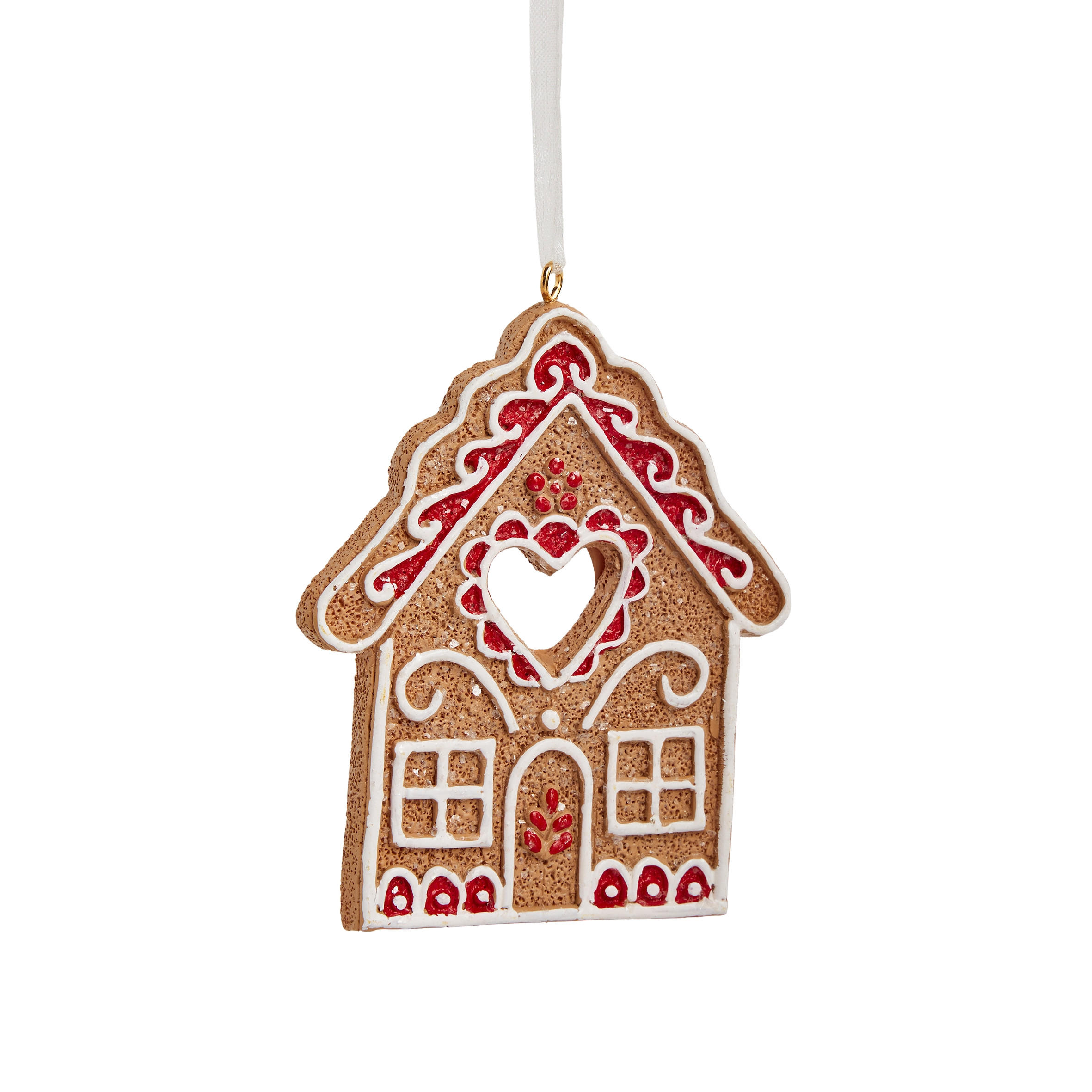 WANDDEKORATION Charmhouse, Braun, 7x7x4.5 cm, Dekorative Weihnachtsdeko - Braun, Kunststoff (7/7/4.5cm) - home&you