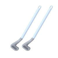 TOILETTENBÜRSTE – (Blau, 40 cm lang) – 2er-Set - Blau, Kunststoff (3/40/7cm)