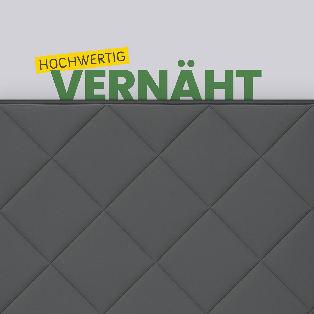 BETTENSET 2tlg. Reise Set ( Sommer Steppdecke 135x200cm + Kissen 40x80cm) - Anthrazit - Anthrazit, Textil (135/200cm) - Bestlivings