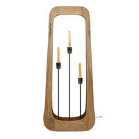 STEHLEUCHTE Bray Braun 14/50/120 cm - Braun, Holz (14/50/120cm) - Hoyz Collection