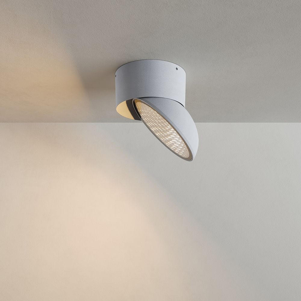 s.luce Led-Aufbauleuchte Weiß 13x8.2x13 cm