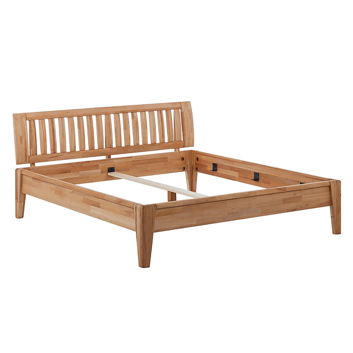 BETT - Massivholz - Kernbuche, Holz (160/200cm) - home24