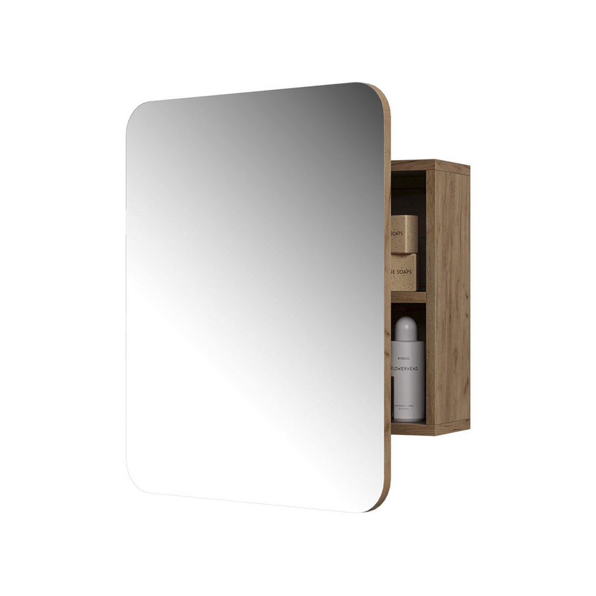 KOUPELNOVÁ ZRCADLOVÁ SKŘÍŇKA Zino Zlatý mocný dub - medově dubová, kompozitní dřevo (60/50/17.4cm) - Vicco