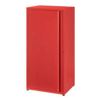 AKTENSCHRANK Burlöv - Rot, Metall (40/88/35cm) - [en.casa]