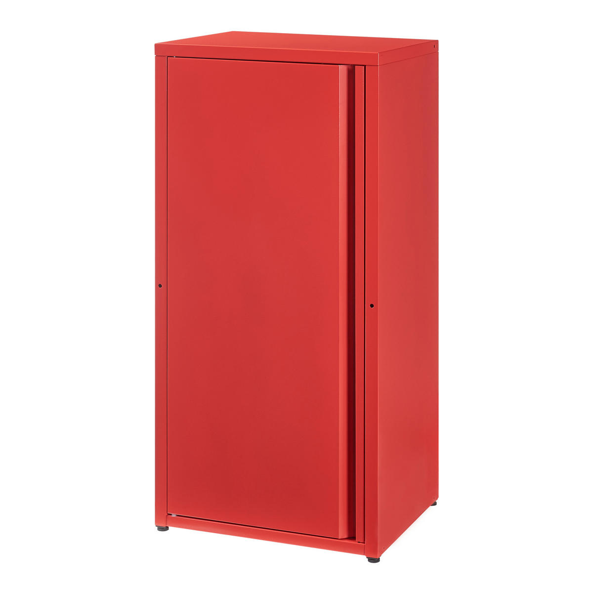 AKTENSCHRANK Burlöv - Rot, Metall (40/88/35cm) - [en.casa]