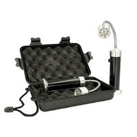 GRILLLEUCHTE Magnetisch LED Aufbewahrungsbox (2.tlg-Set) - Silberfarben, Metall (3.8/3.8/25cm)