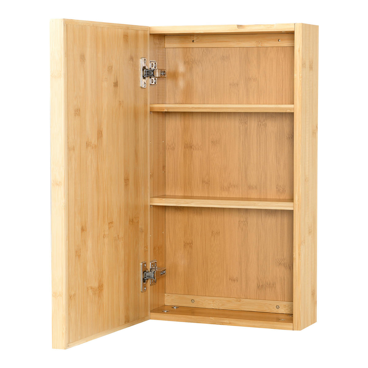 SPIEGELSCHRANK Ikorfat - Naturfarben, Holz (35/60.5/14cm) - [en.casa]