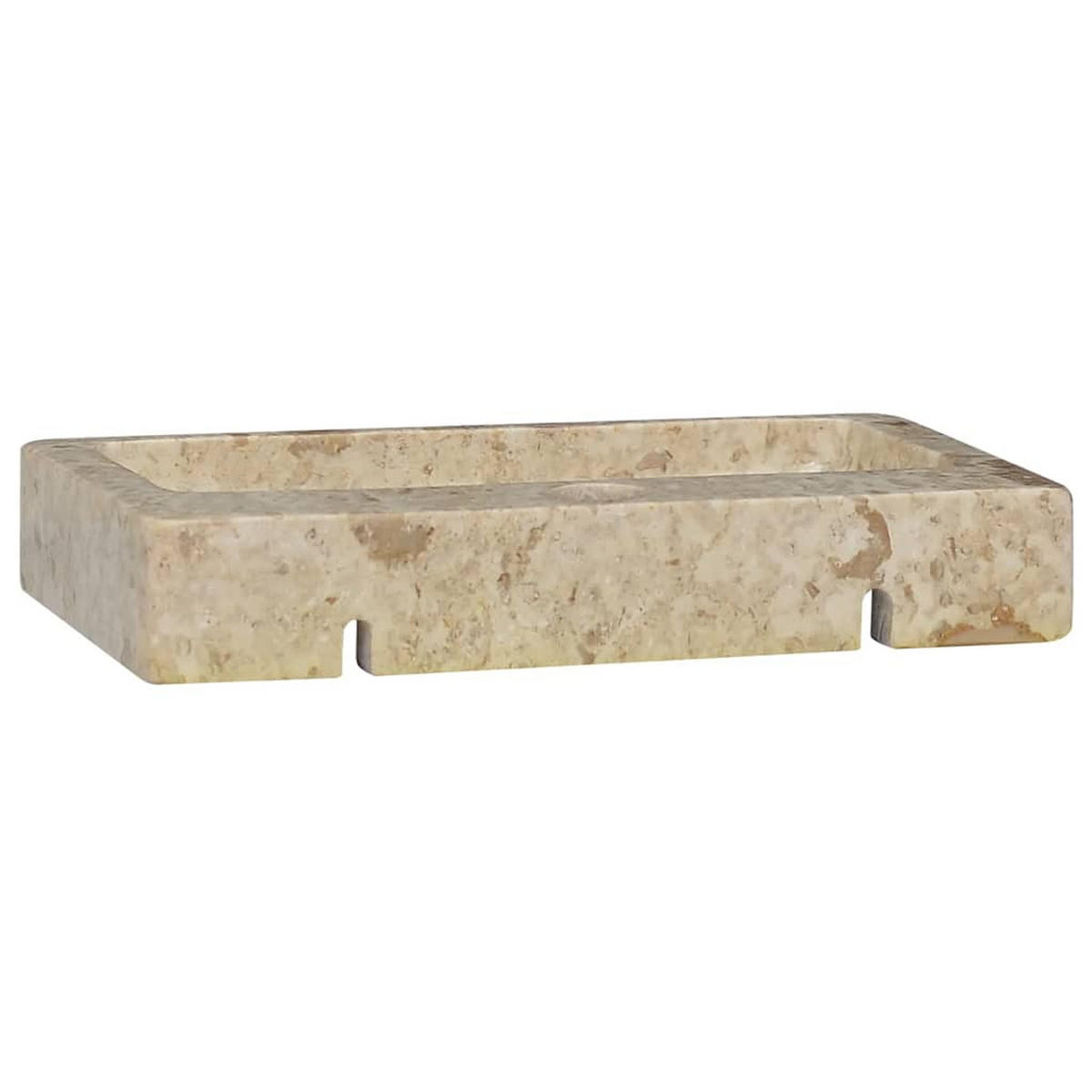 WASCHBECKEN Latham 38/24/6.5 cm - Creme, Stein (38/6.5/24cm) - Nettlife
