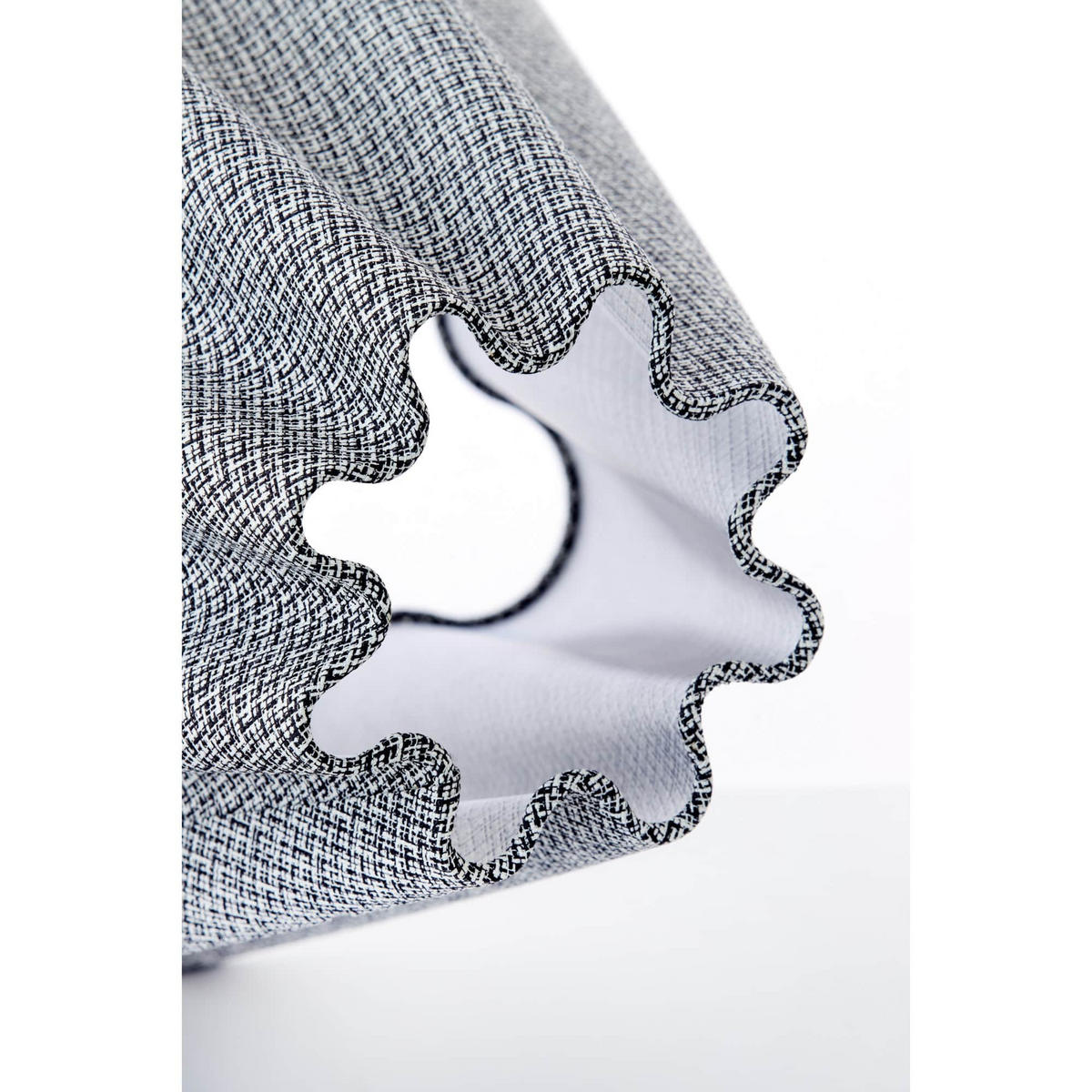 LAMPENSCHIRM Bezaha Schwarz 35/10.5/20 cm - Schwarz, Textil (35/10.5/20cm) - Light & Living