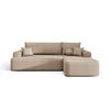 ECKSOFA mit Schlaffunktion FIGO Curio 15 Rechts - Beige, Textil (250/150cm) - Bedante