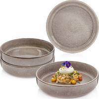 PASTASCHALEN SET KAIRO CLAY - 4 teilig aus Steingut - Grau, Keramik (26.5cm) - Sänger