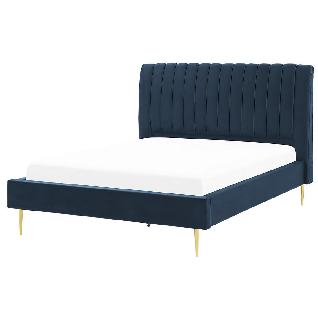 PAT TAPIȚAT 140/200cm albastru închis Marville