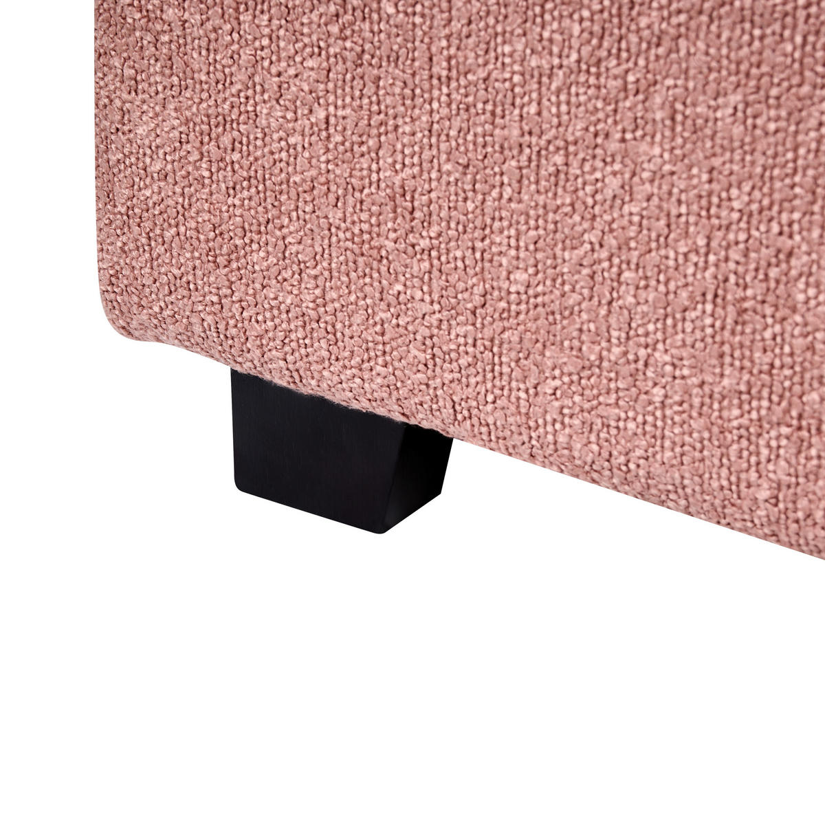 WASSERBETT 160/200 cm Pastellrosa Vaucluse - Pink, Textil (160/200cm) - Beliani