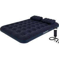 LUFTBETT Luftmatratze Camping für 2 Personen inklusive 2 Kissen und Pumpe - Blau, Kunststoff (137/191cm) - Avenli