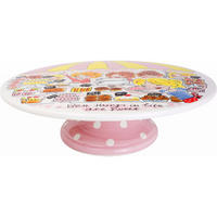 TORTENPLATTE EB Streifen in Bunt - 23cm - Multicolor, Keramik (32.7/9.2/32.9cm) - Blond Amsterdam