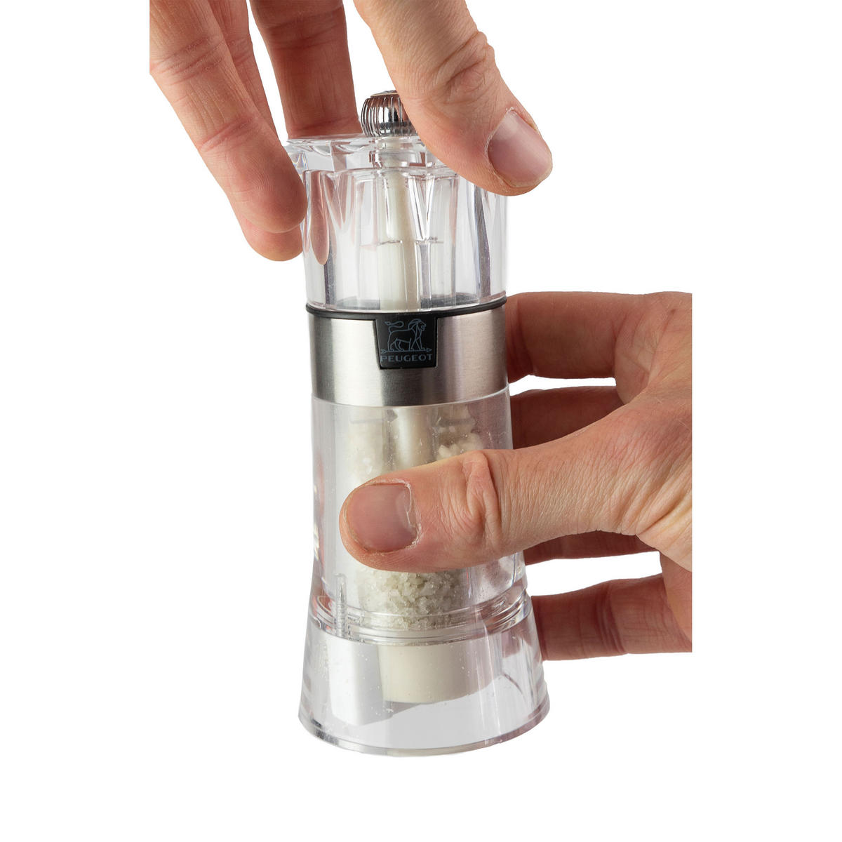 FEUCHTSALZMÜHLE Oslo 14cm Acryl Keramikmahlwerk - Transparent, Kunststoff (5.8/14/5.8cm) - PEUGEOT