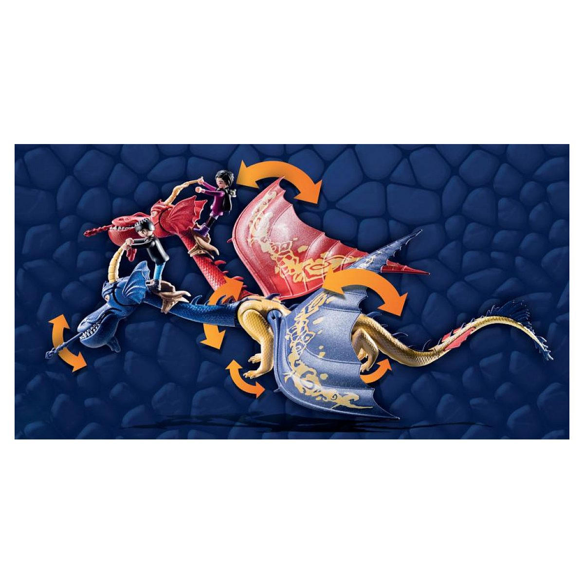 SPIELSET Dragons Nine Realms: WuWei - Blau, Kunststoff (9/35/39cm) - Playmobil