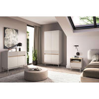 SCHLAFZIMMER Set 3-tlg. Dunea – Eichefarben - Eichefarben, Holzwerkstoff (92/193/53cm) - hi-markt