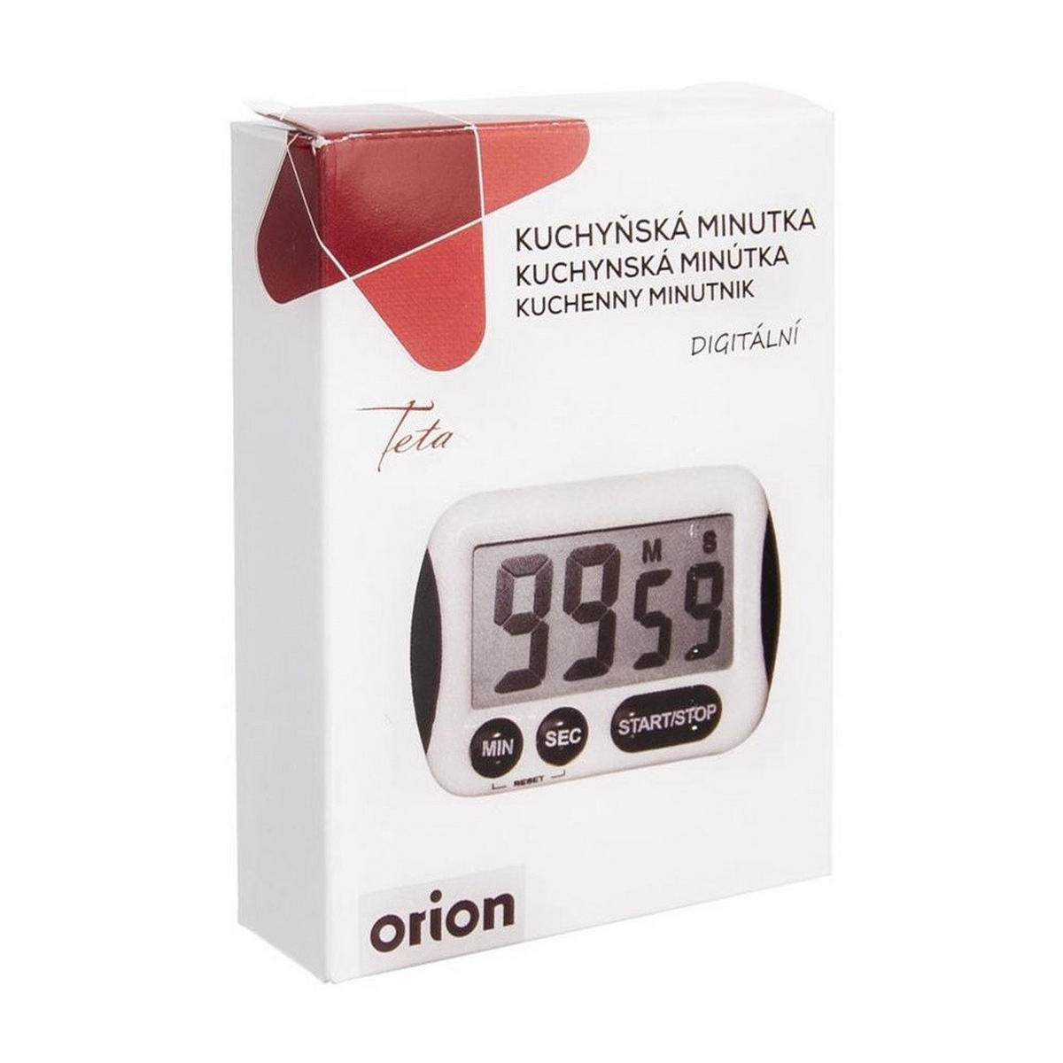 KÜCHENTIMER Weiß Schwarz - Multicolor, Kunststoff (9/6.5/2cm) - Orion 