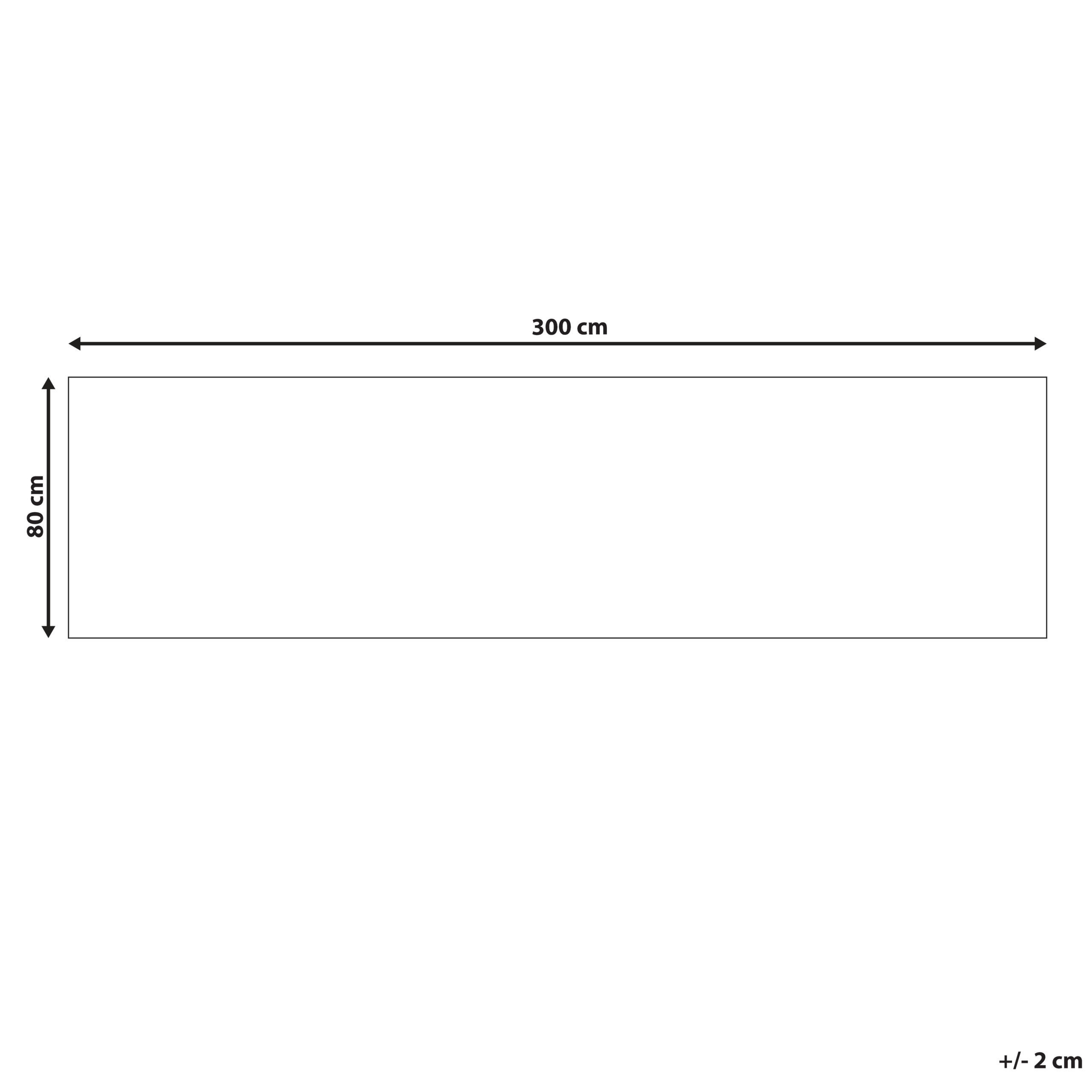 Thumbnail - Beliani Kurzflor-Teppich, Beige, Braun, Textil, Rechteckig, 80x300 cm, Teppiche & Böden, Teppiche