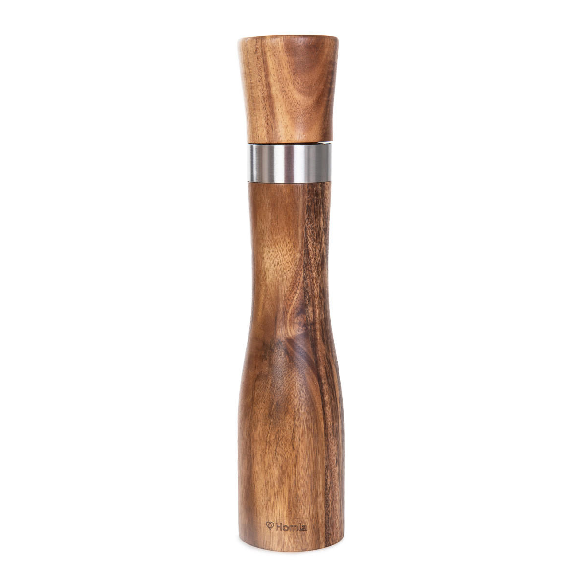 GEWÜRZMÜHLE Mooka 20 cm i 25 cm 2er-Set - Naturfarben, Holz (7/25/7cm) - Homla
