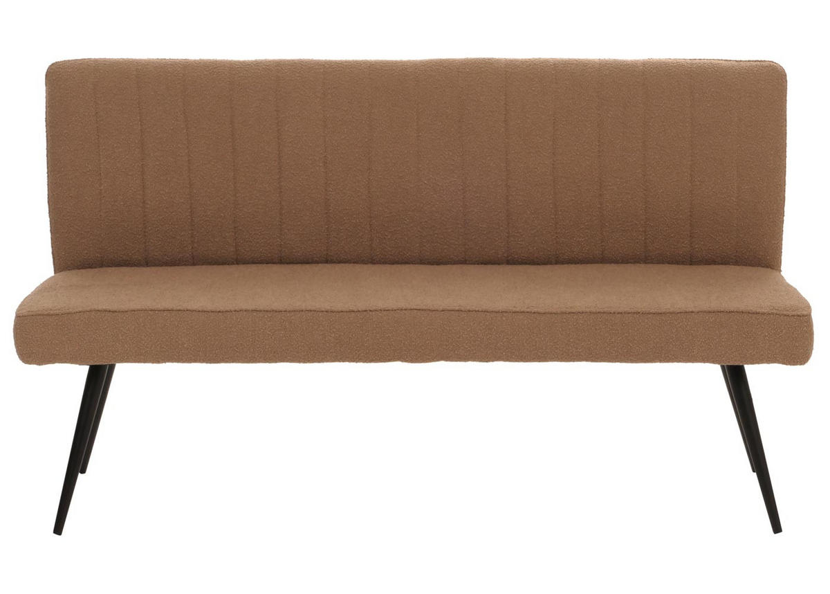 SITZBANK Braun - Dunkelgrau/Braun, Textil (160/90/60cm) - MCW