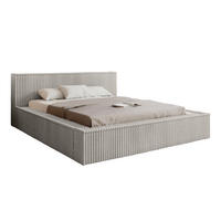 POLSTERBETT ALENZO 180x200 cm, Hellgrau - Hellgrau, Textil (200/180cm) - Fedve