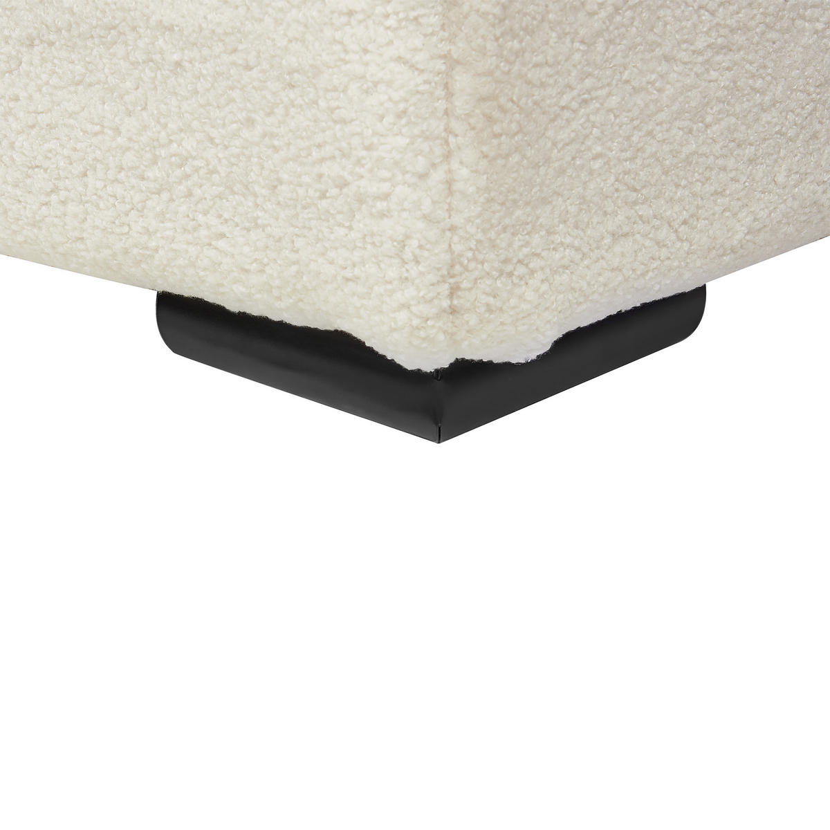 VATTENSÄNG 160x200 cm beige Roisel - Cremefärgad, Textil (160/200cm) - Beliani